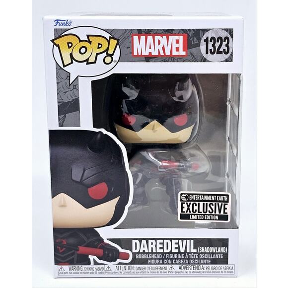 Daredevil Shadowland Marvel Funko Pop! Vinyl #1323 EE Exclusive Brand New - Picture 1 of 9